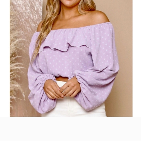 OFF SHOULDER BLOUSE - Picture 3 of 3